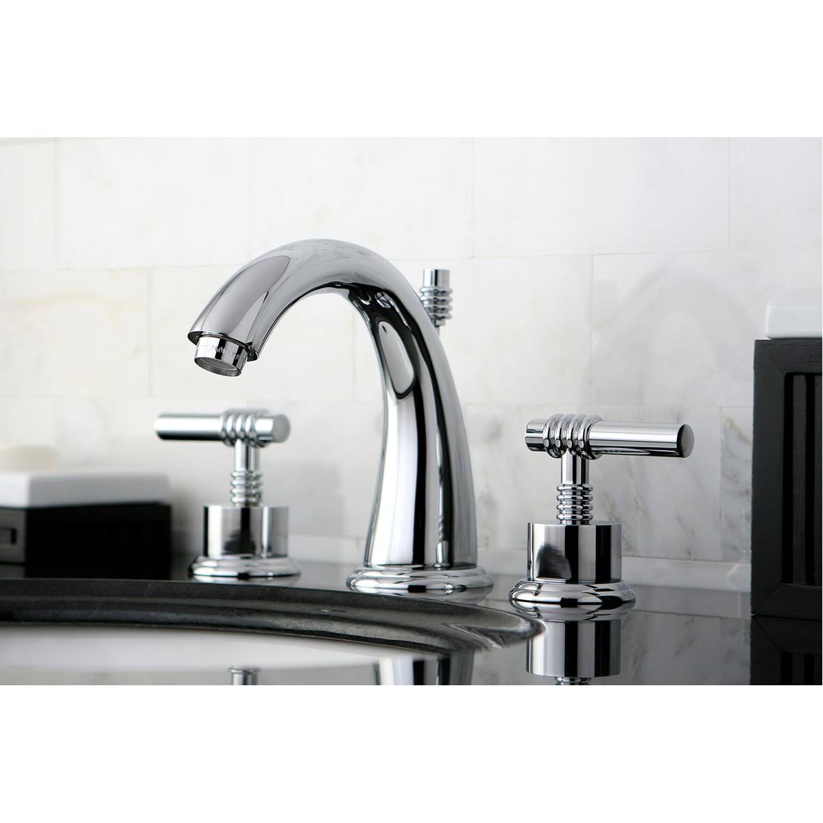 8-Inch Widespread Bathroom Faucet with Pop-Up Oil Rubbed Bronze W709