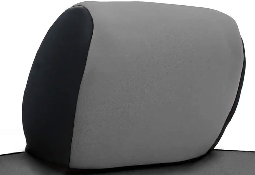 Custom Fit Pickup Truck Neoprene Front Seat Covers Gray Black X434