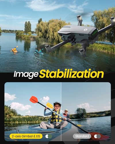 GPS Drones with Camera 4K, 2-Axis Gimbal, Brushless Motor, FPV Drone G460