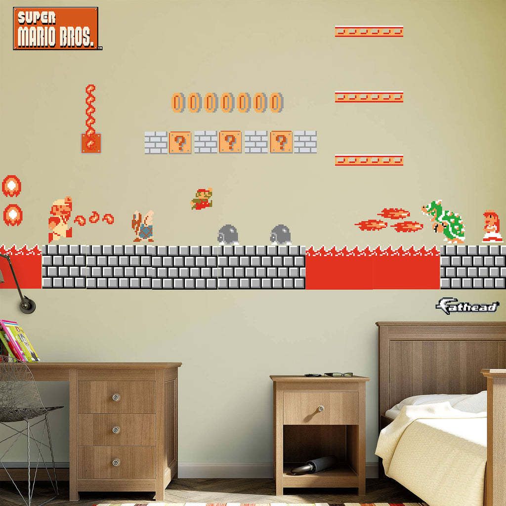 Super Mario Wall Decal Q737