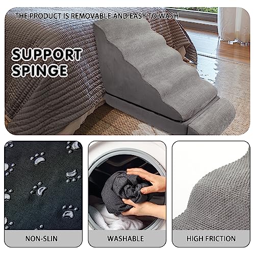 6 Step Non-Slip Pet Stairs for High Beds 30-36 inches W720420
