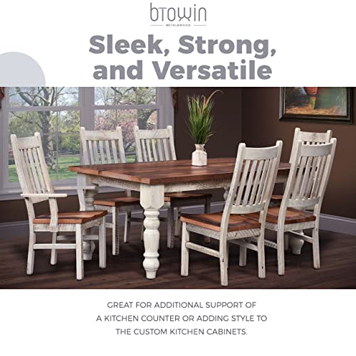4Pcs Rubber Wood Dining Table Legs L8968