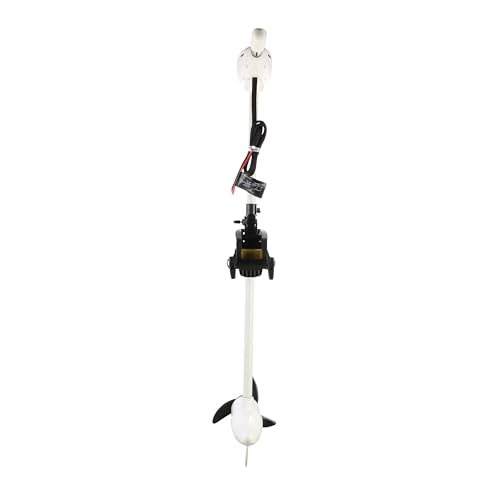 62lb Thrust Transom Mounted Saltwater Electric Trolling Motor with LED Battery Indicator 40" Shaft L5528