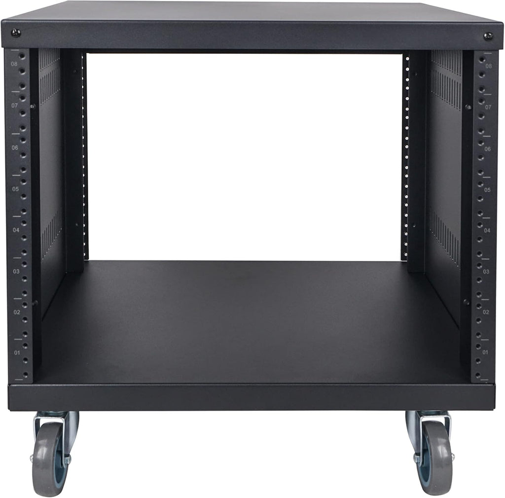 8U Steel Rack with Locking Casters L37715