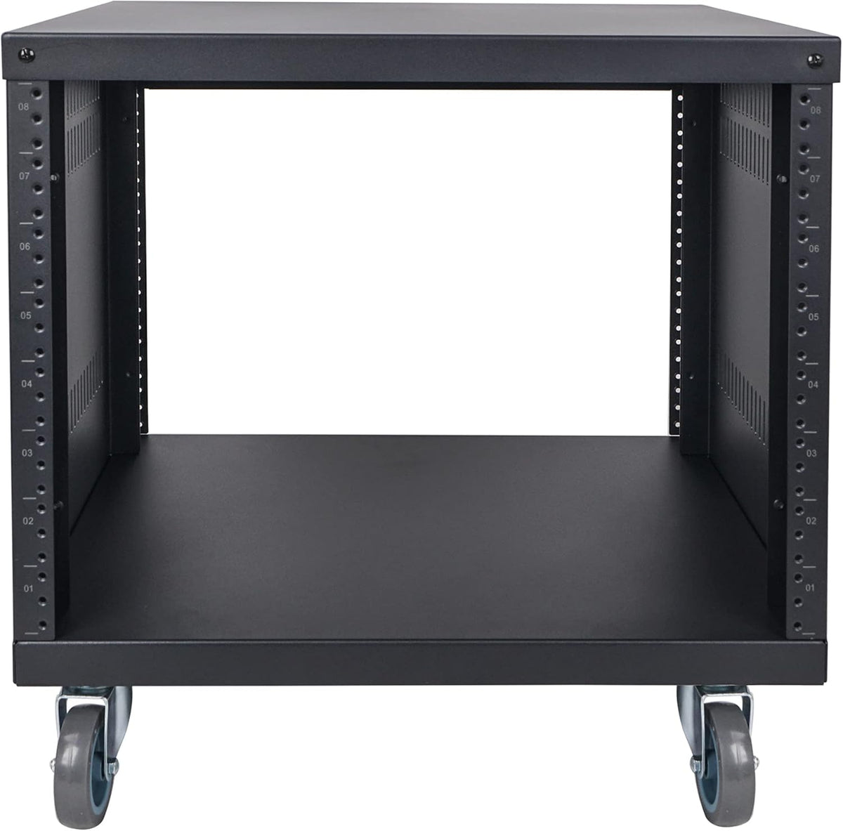8U Steel Rack with Locking Casters L37715
