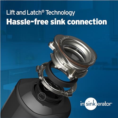 Black 1/3 HP Continuous Feed Garbage Disposal U41742