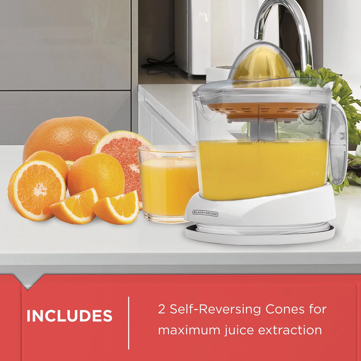 32 oz White Citrus Juicer T51741
