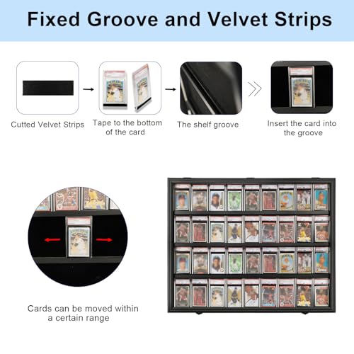 Sports Card Display Case with Lockable Acrylic Door W496258
