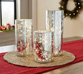 Silver Illuminated Snowflake Hurricanes T73200