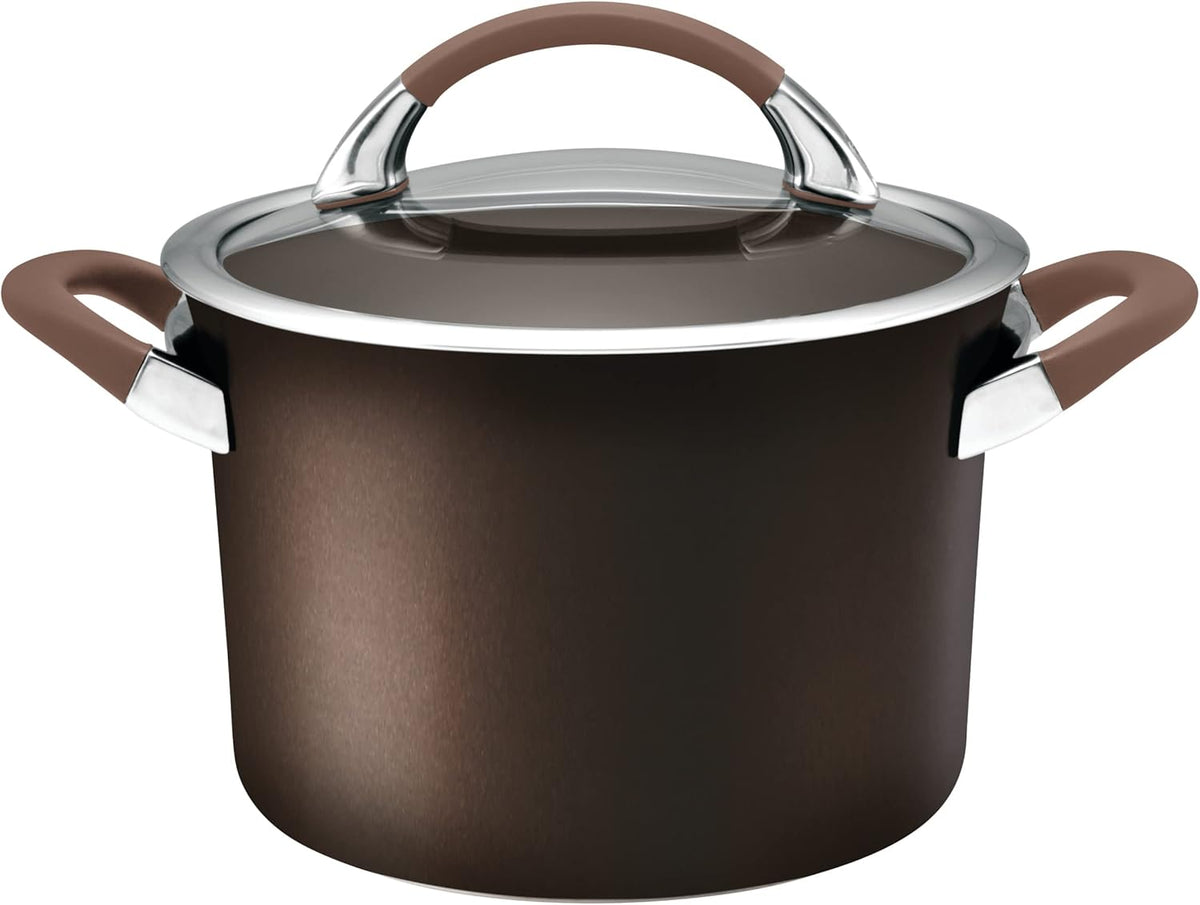 3-Piece Hard-Anodized Nonstick Cookware Set T363