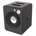 Storm Gray Metal Heater with 2 Heat Settings and Adjustable Thermostat A66473