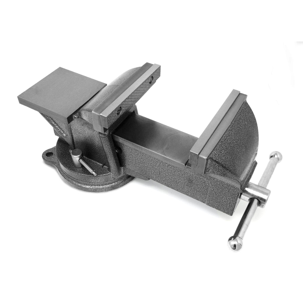 6-Inch Heavy Duty Cast Iron Bench Vise with Swivel Base W294