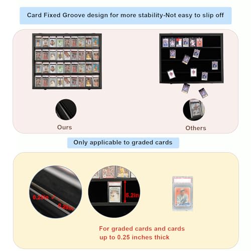 Sports Card Display Case with Lockable Acrylic Door W496258