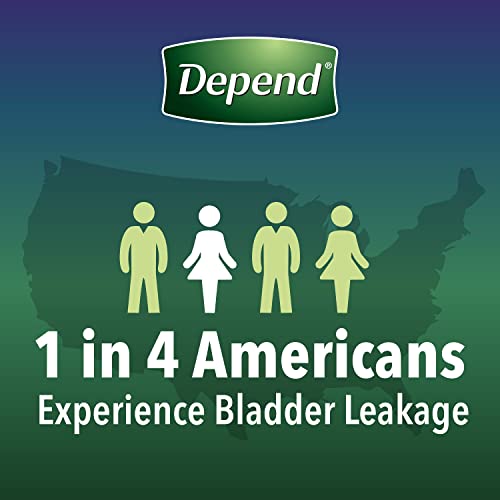 Disposable Overnight Adult Incontinence Underwear for Women, Medium, Blush, 15 Count U311