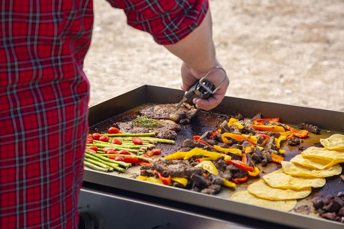 4 Burner Portable Griddle with Foldable Side Shelf M235906