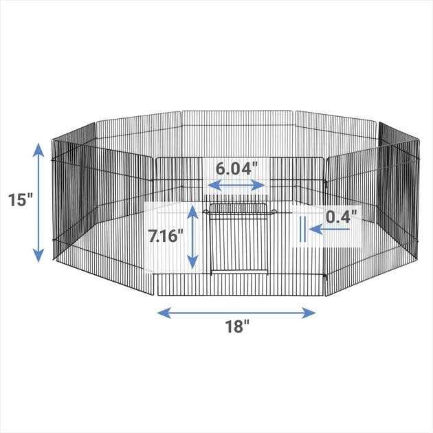 Wire Small Pet Playpen with Door F792
