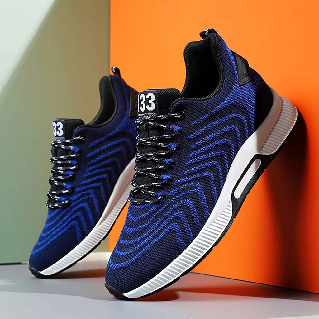 Men's Height Increasing Lace up Sneakers X545548