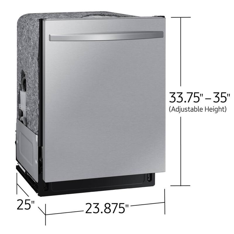 46 dBA Dishwasher with StormWash Handle and AutoRelease Door in Stainless Steel L37662