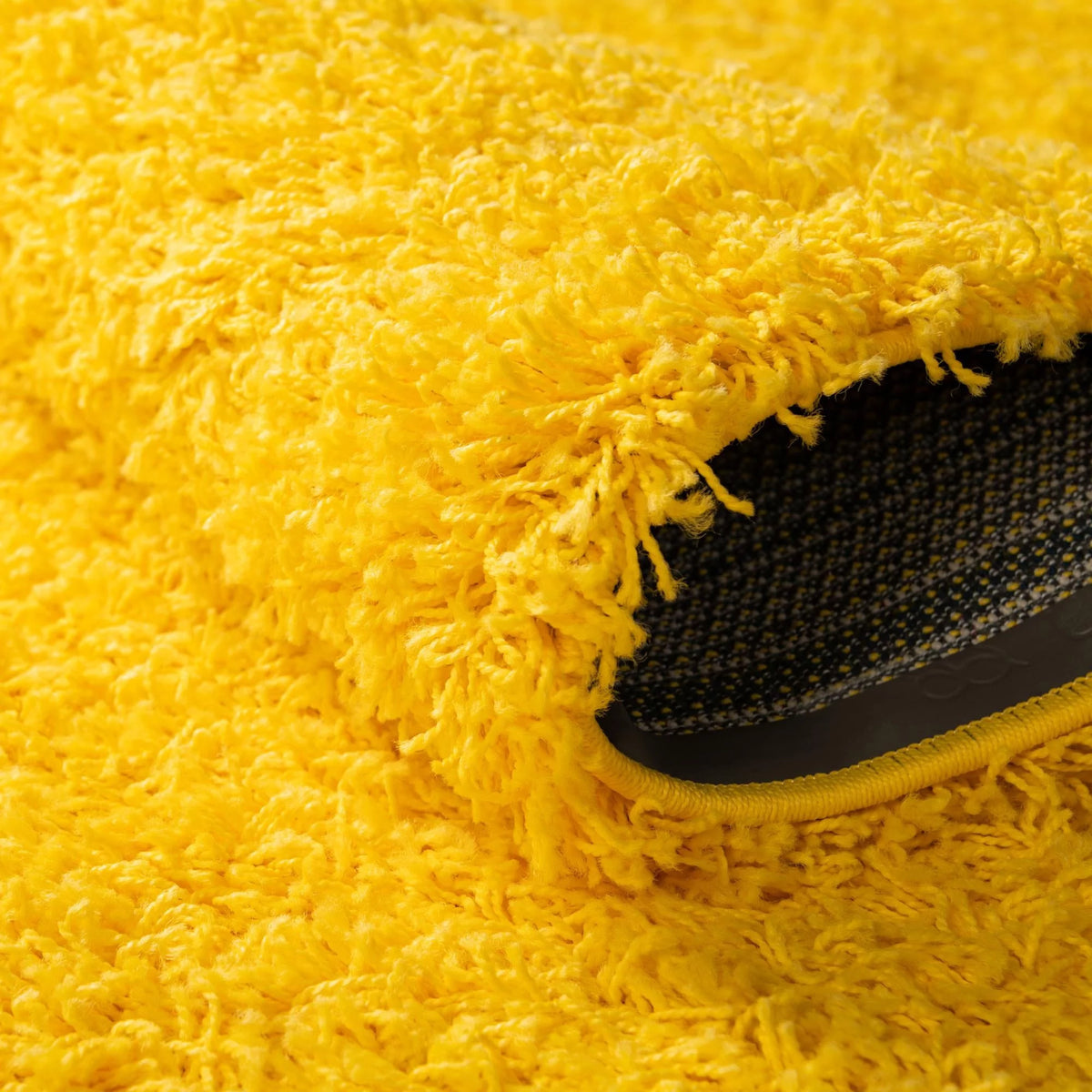 6' x 9' Yellow Shag Rug E9216