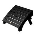 Folding Adirondack Ottoman Black T68166