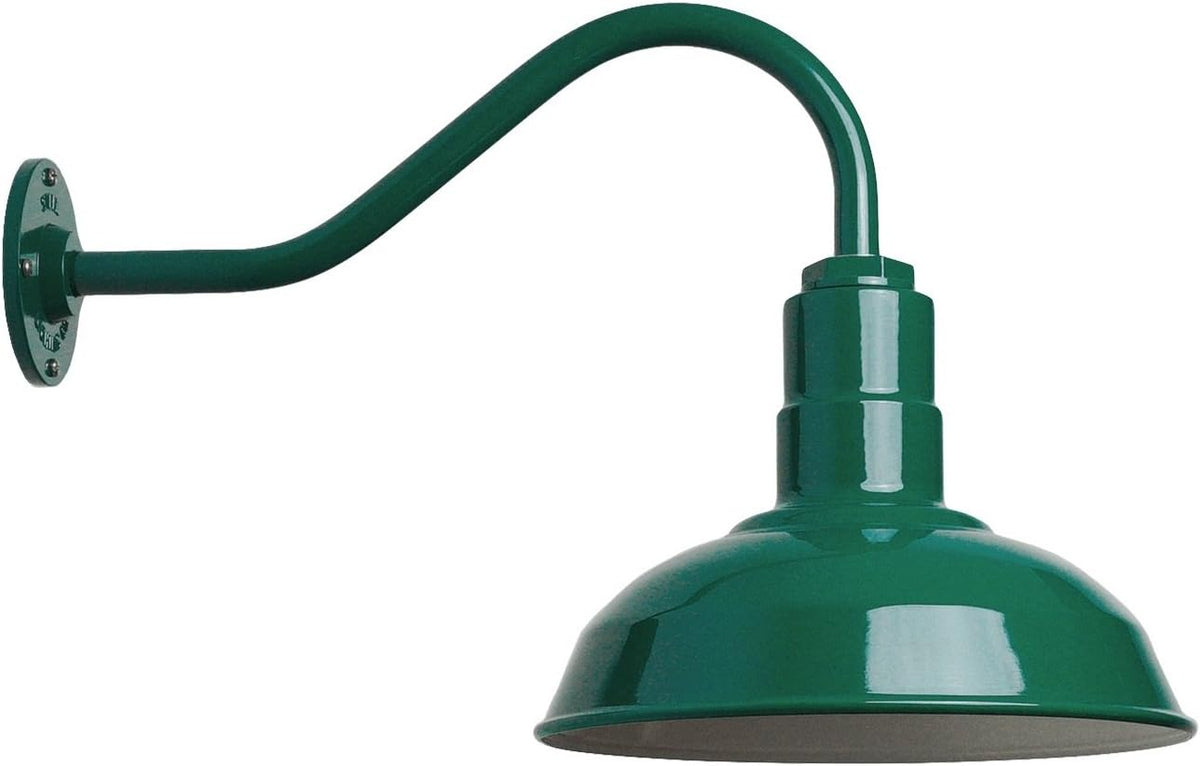 Matte Black Gooseneck Barn Light Z4599