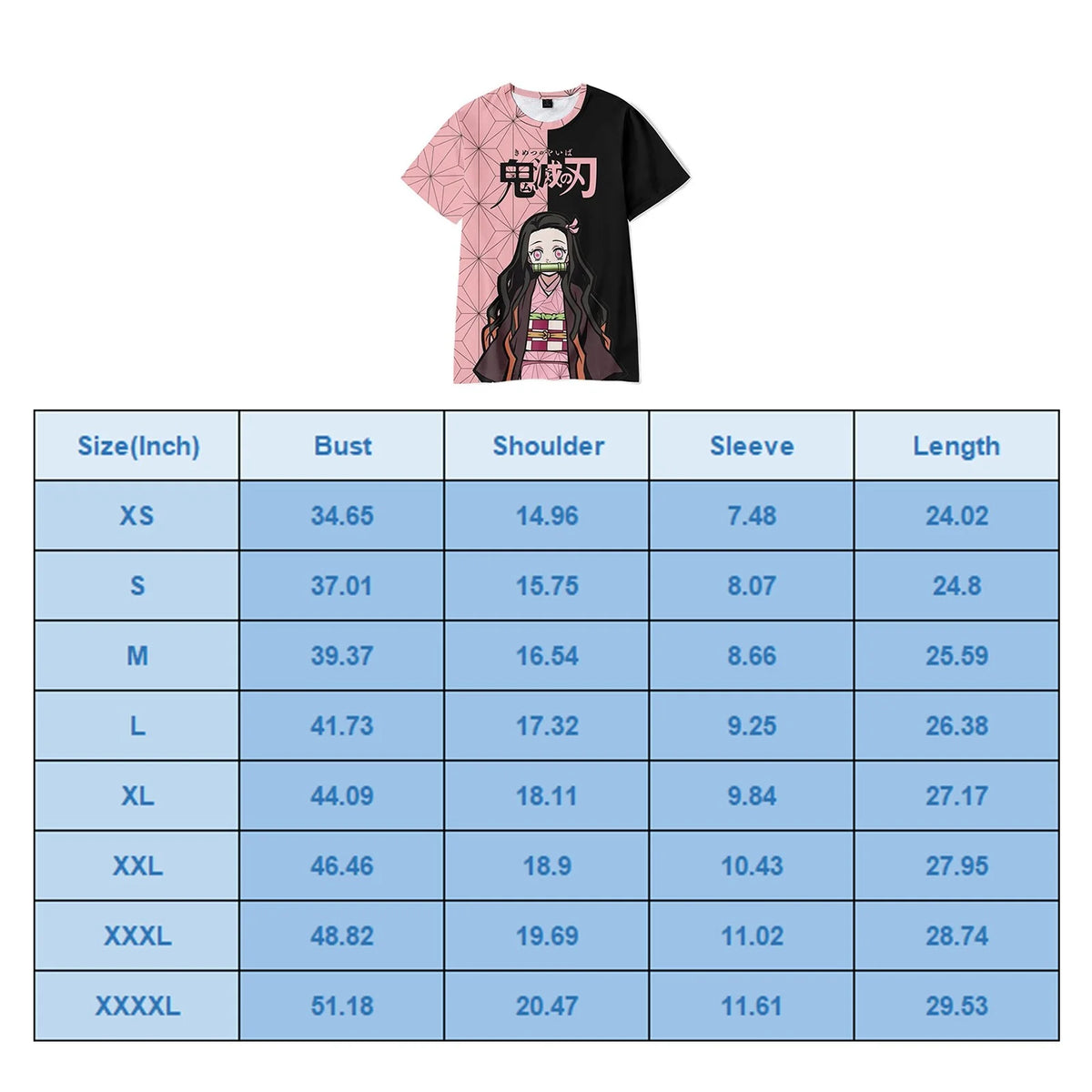Pink Short Sleeve Anime Character Printed T-Shirt T261190