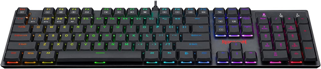 Wireless Bluetooth Mechanical Gaming Keyboard with RGB Backlit Blue Switches D919528