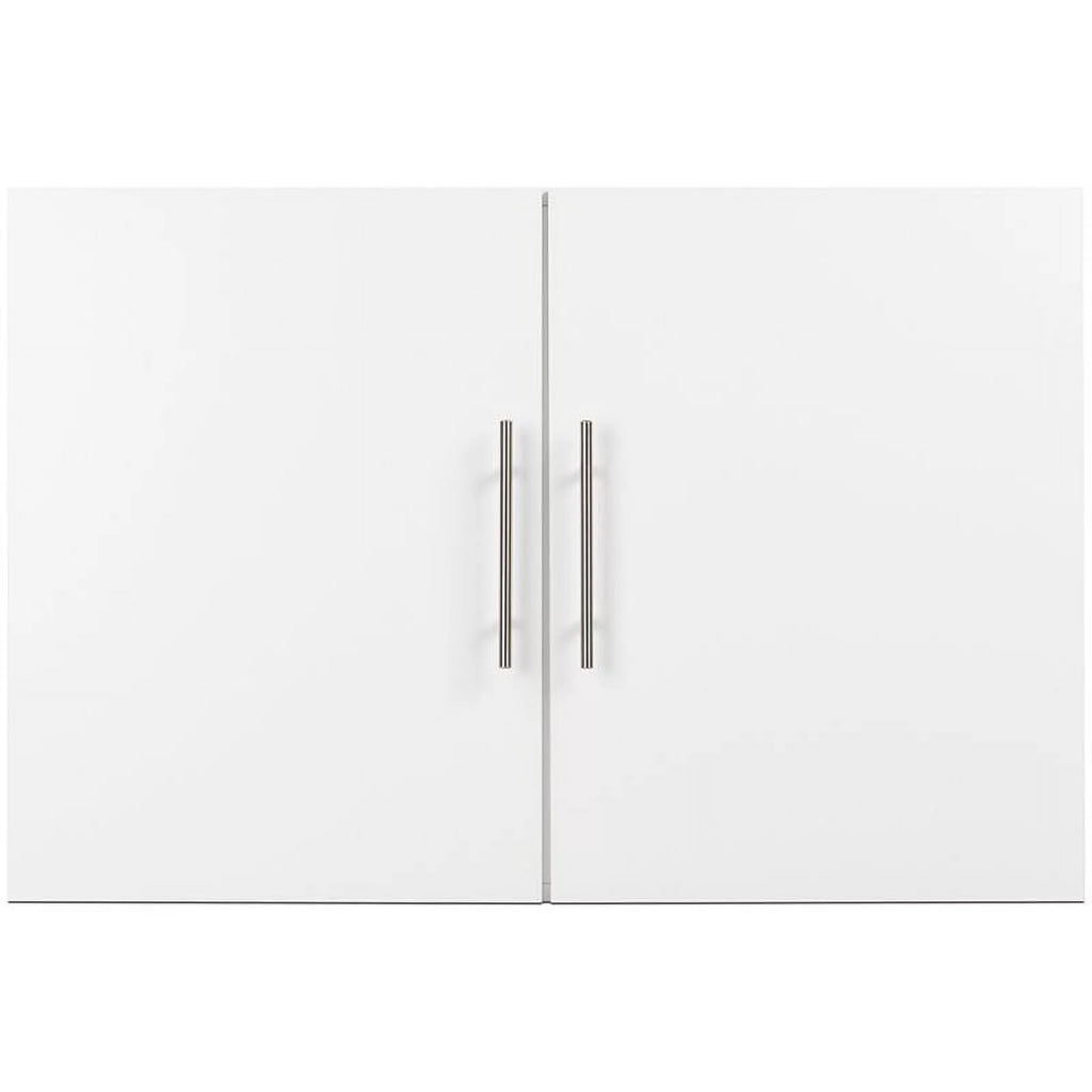 2 Piece 36" Height Wall Mounted Garage Cabinet Set in White R3218