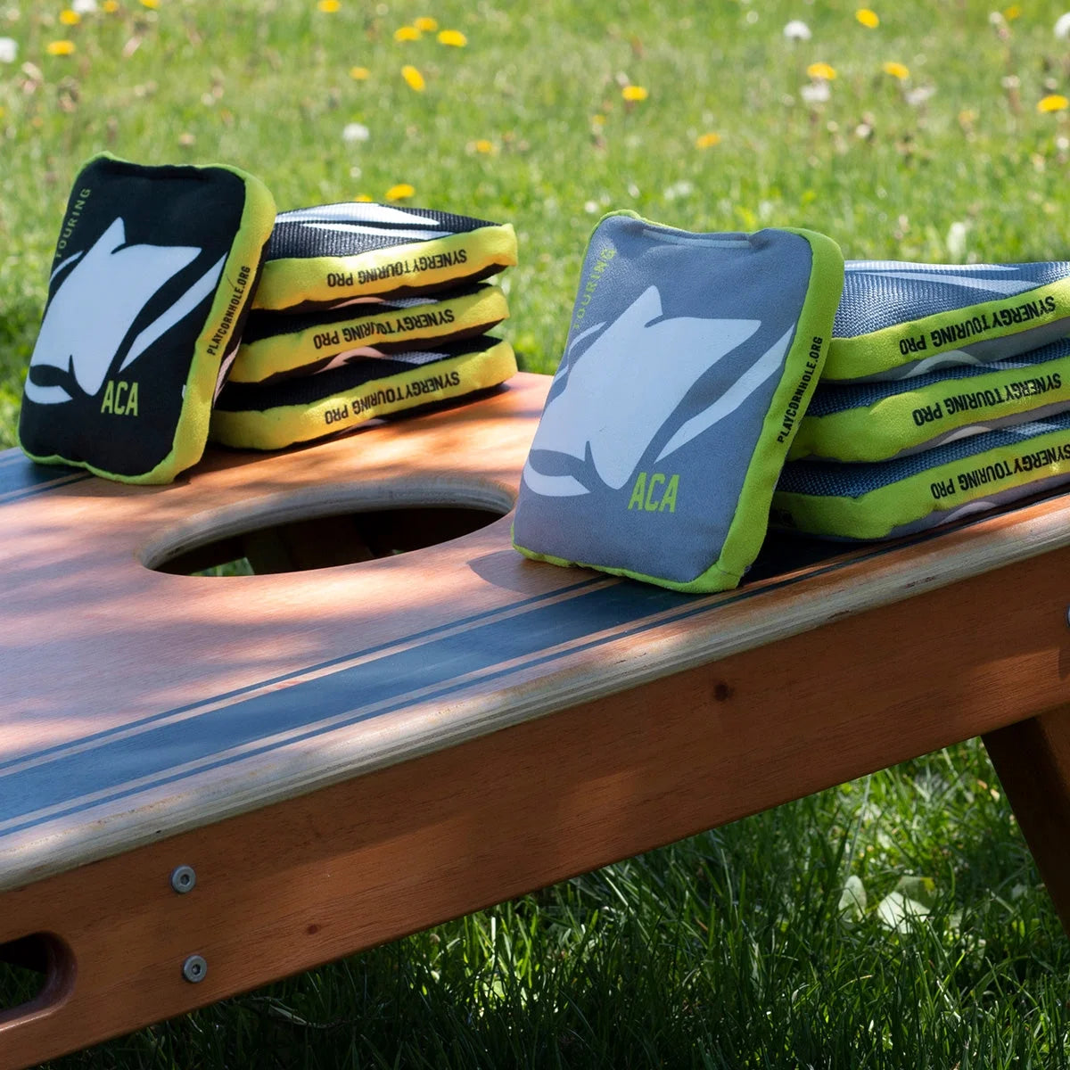 6-in ACA American Cornhole Association Official Regulation Bags Dual Sided Edge Technology Synergy Touring Pro D98609