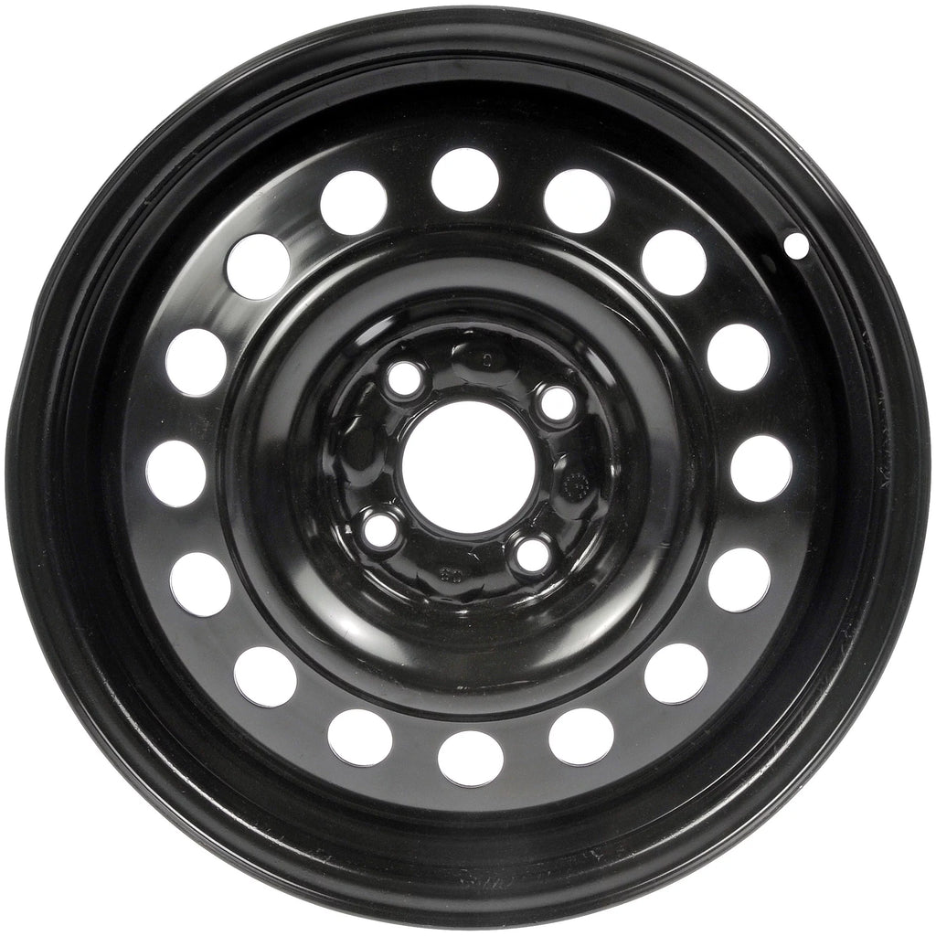Steel 15 x 5.5-inch 4-Lug Black Wheel Rim B7364