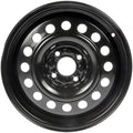 Steel 15 x 5.5-inch 4-Lug Black Wheel Rim B7364