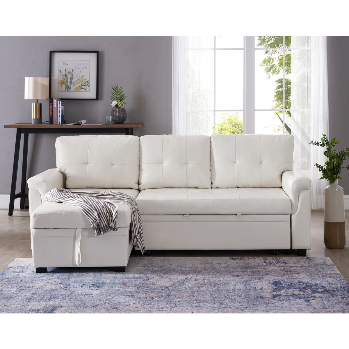 Reversible L-Shaped Sectional Sofa with Chaise G996