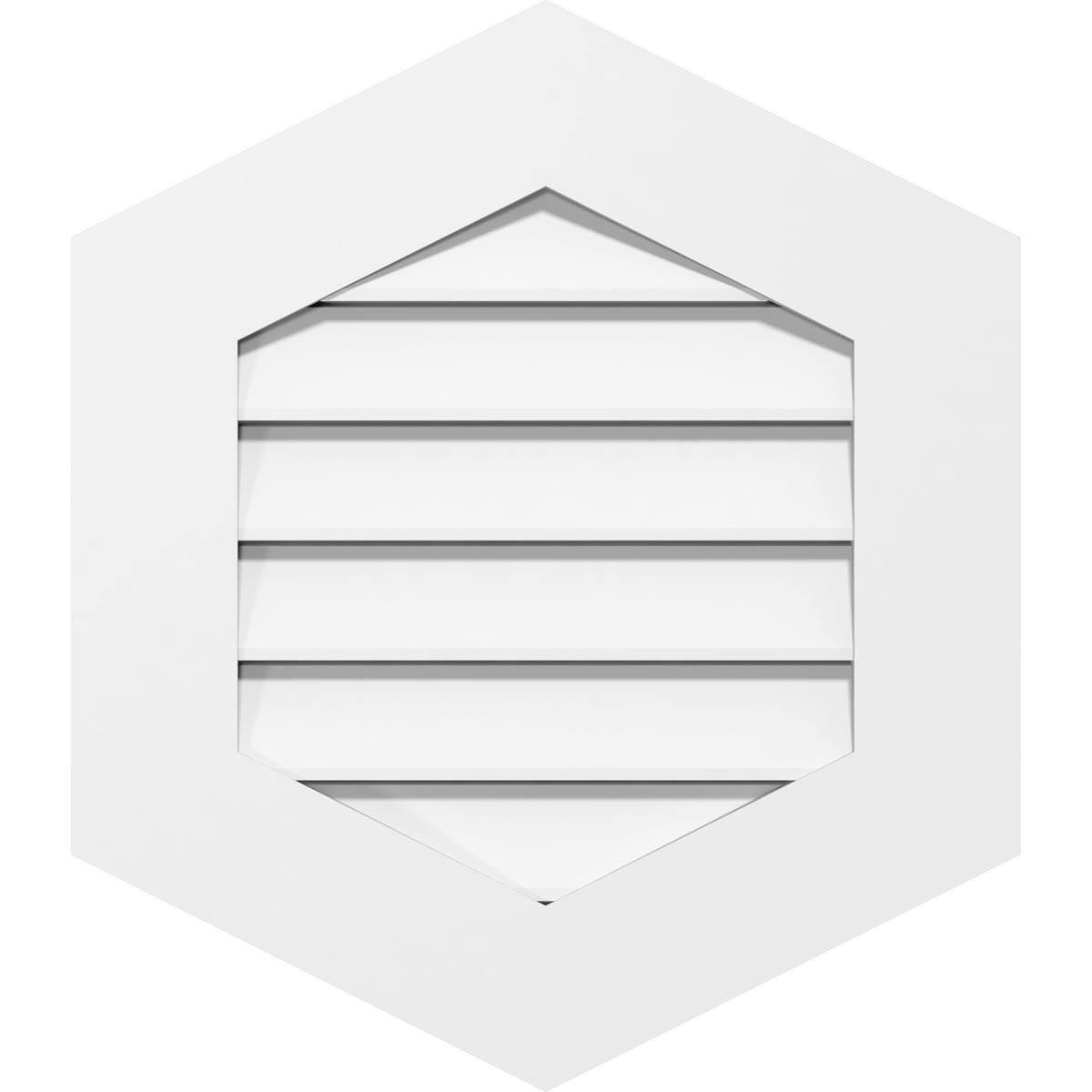 PVC Gable Vent O1586