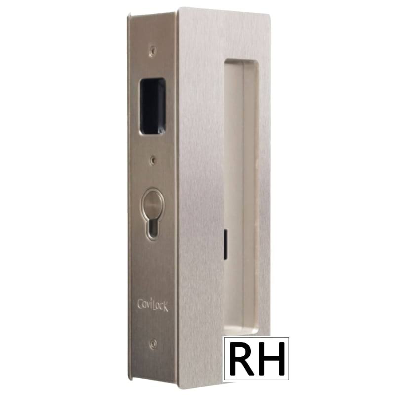 Magnetic Privacy Pocket Door Pull Set with Satin Nickel G68246