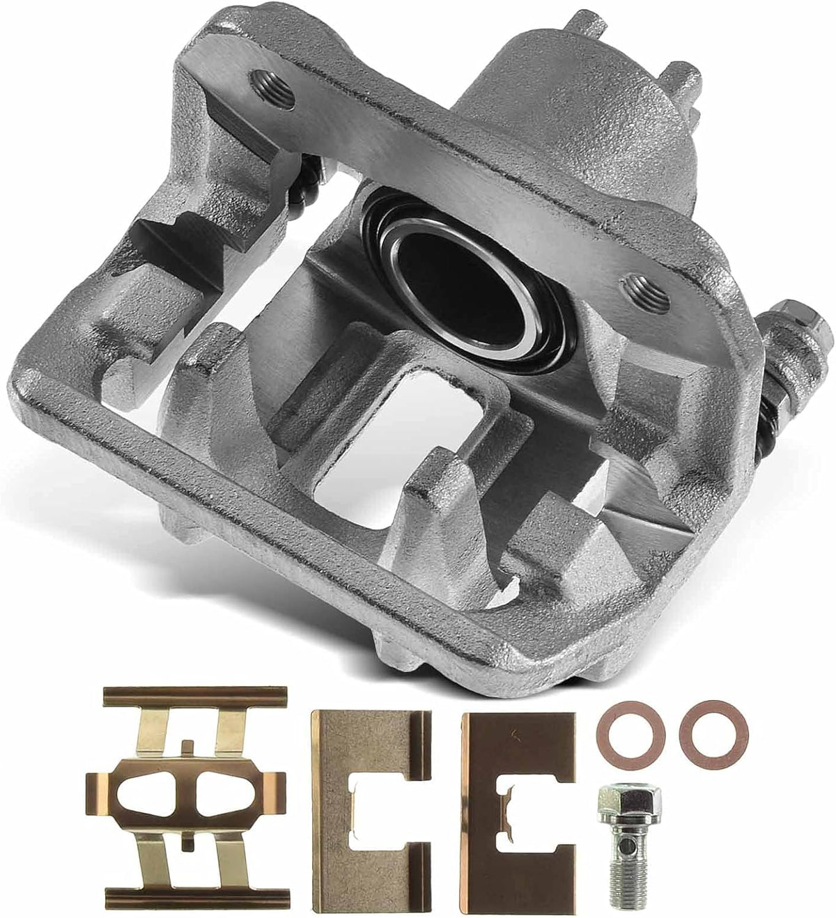 Disc Brake Caliper Assembly with Bracket Rear Left and Right 2-PC Pack of 2 R741773