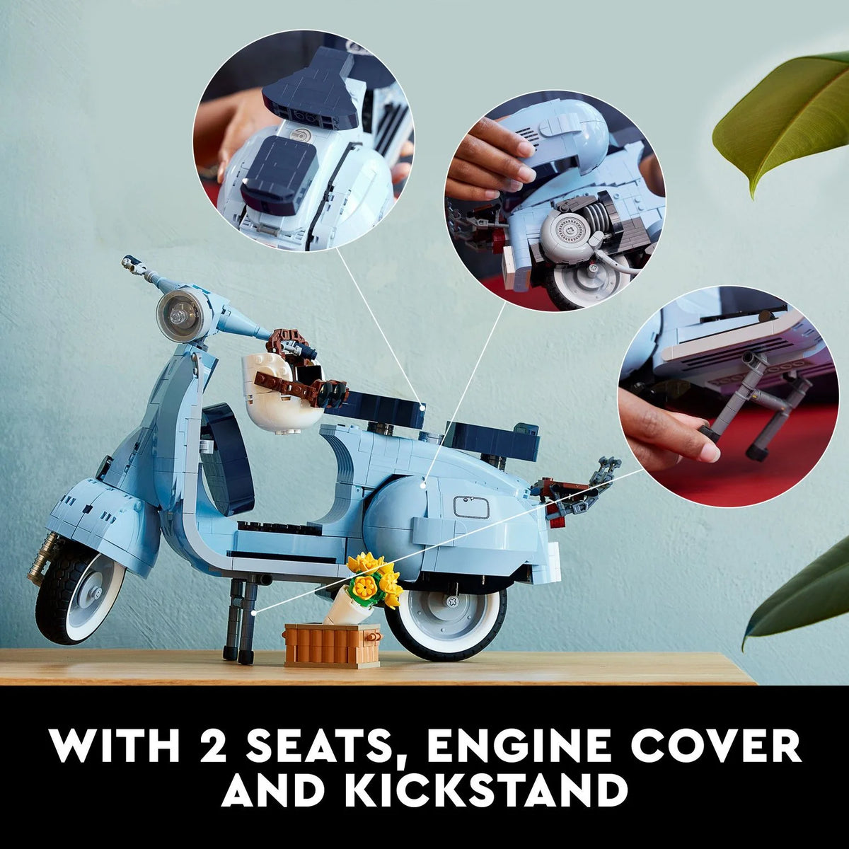 Vespa 125 Scooter Model Building Kit A3644
