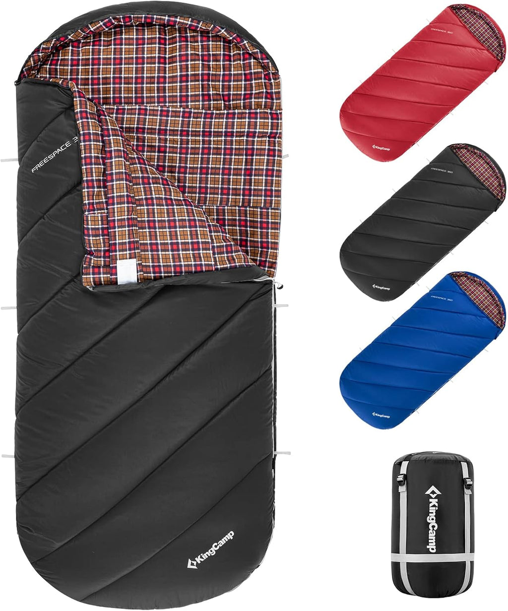 100% Cotton Flannel XL Sleeping Bag A8886