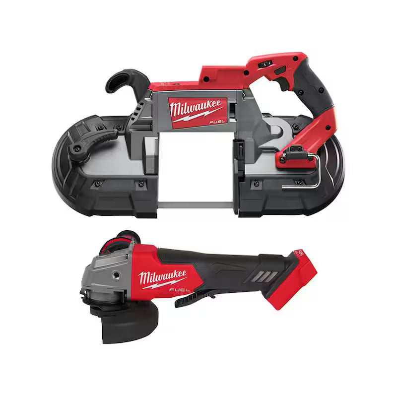 18V Lithium-Ion Brushless Cordless Deep Cut Band Saw and Grinder 2-Tool X729010