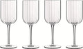 Red Wine Glasses Clear Set Of 4 H512432