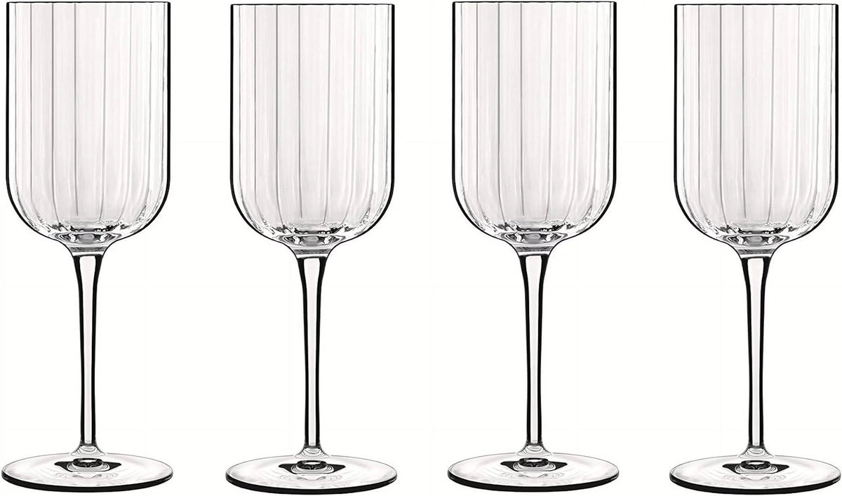 Red Wine Glasses Clear Set Of 4 H512432