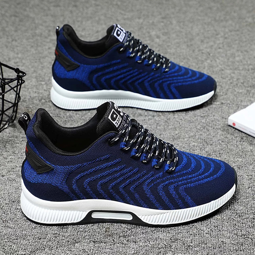 Men's Height Increasing Lace up Sneakers X545548