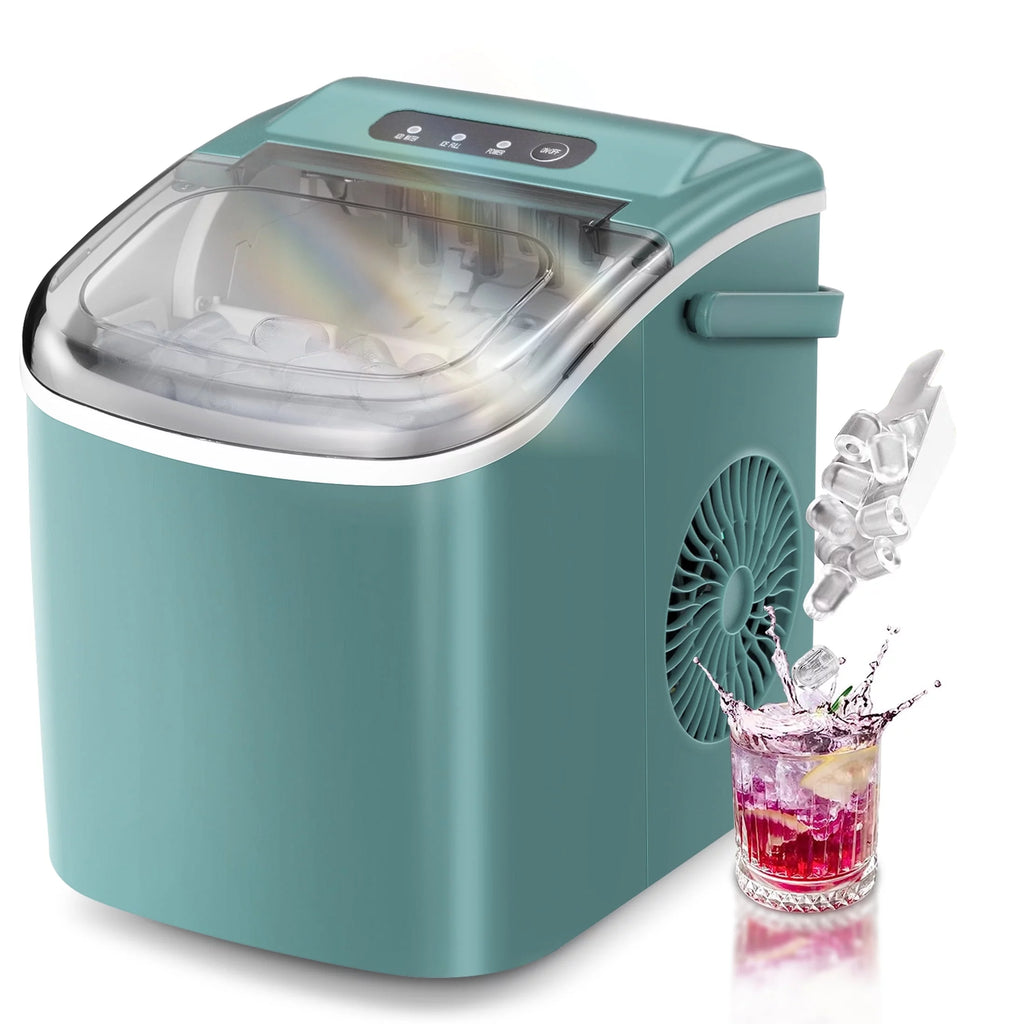 Portable Countertop Ice Maker 26lbs/24H Green M734990