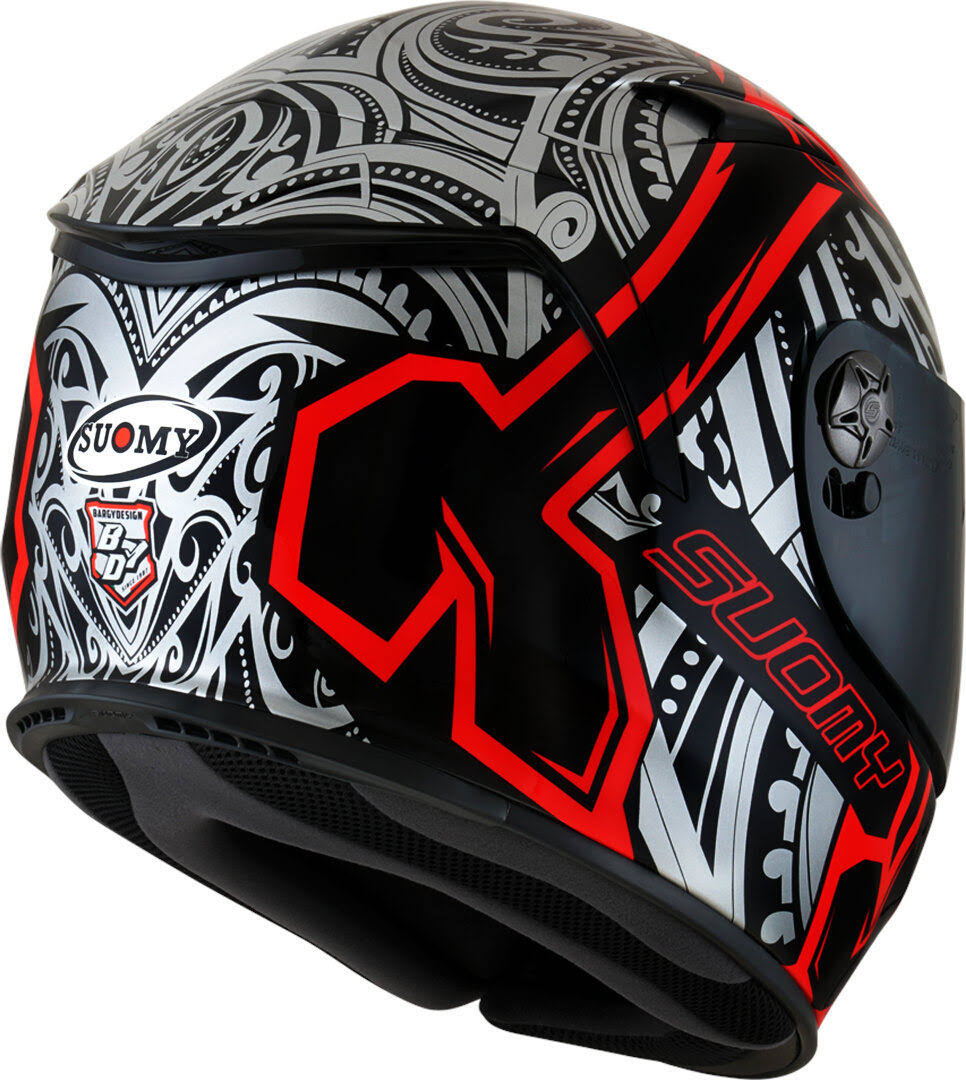 Black-Red Crossbones Helmet, Size 2XL D142