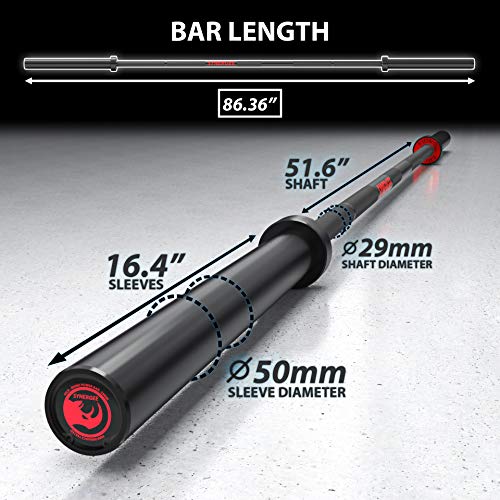 45lb Cerakote Finish Barbell P7156