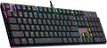 Wireless Bluetooth Mechanical Gaming Keyboard with RGB Backlit Blue Switches D919528