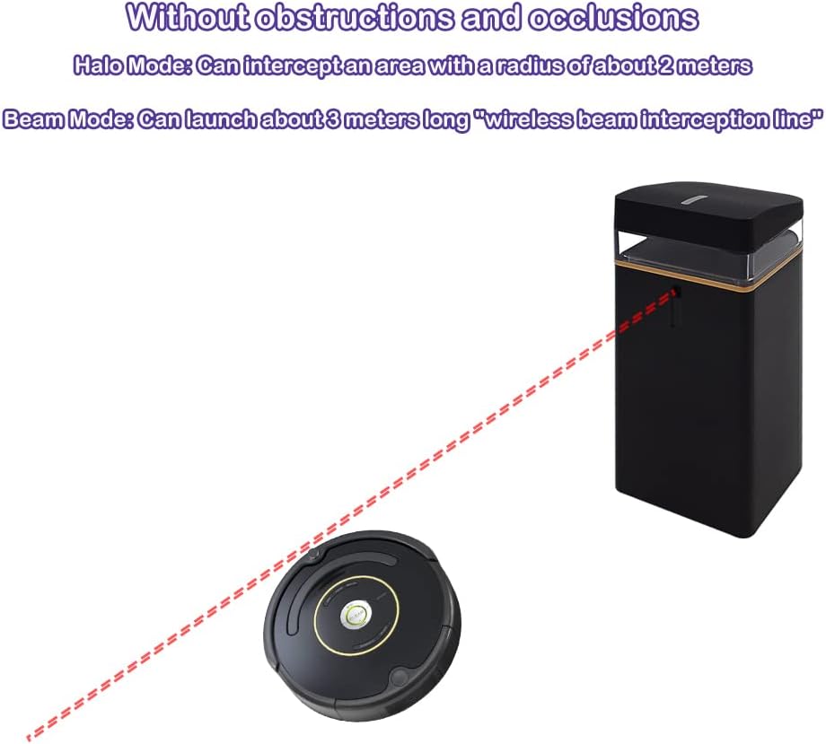 2-Pack Virtual Wall Barrier Compatible with iRobot Roomba Robot Vacuum V95461