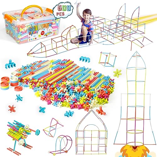 600Pcs Interlocking Plastic Building Toys Q835