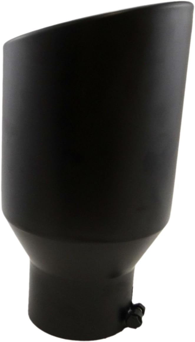 Black Stainless Steel Slant Cut Exhaust Tip Pack of 2 S318