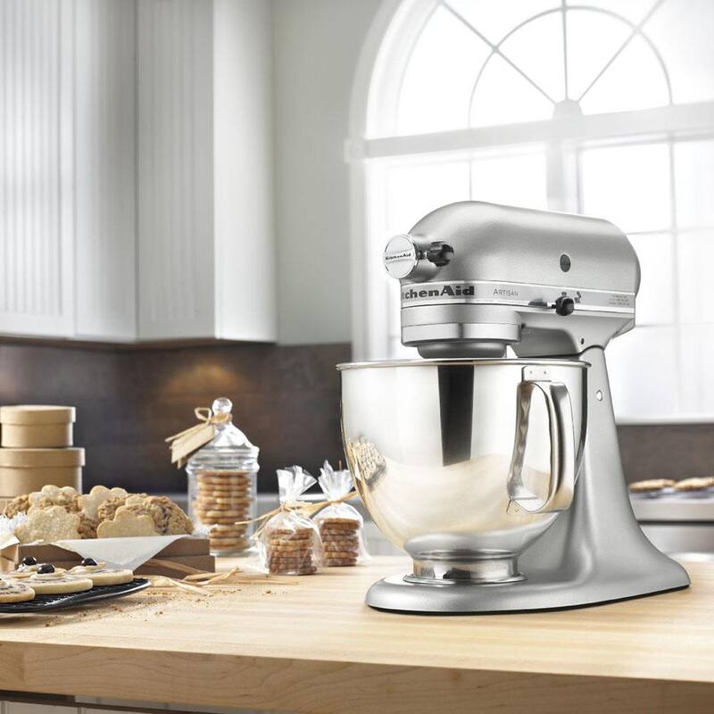 5 Qt. 10-Speed Silver Stand Mixer with Attachments Z943