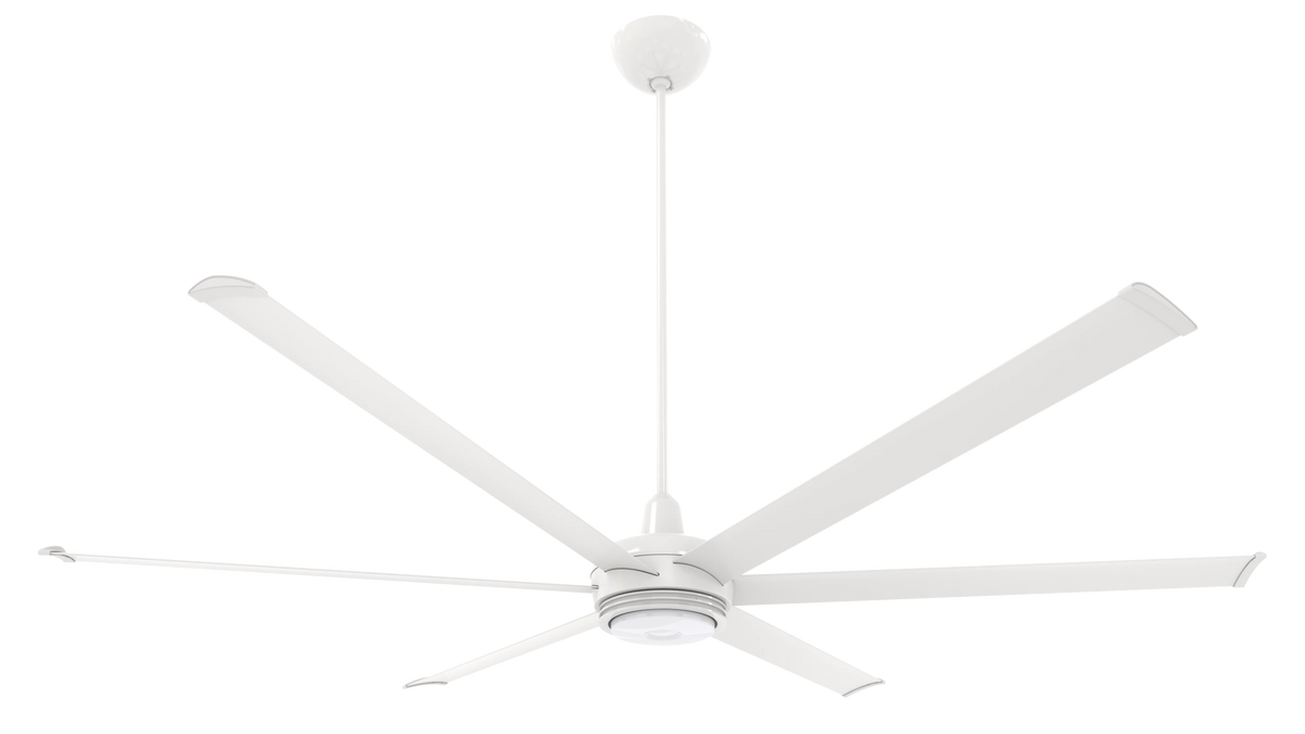 White 84 Ceiling Fan with Downrod R445016